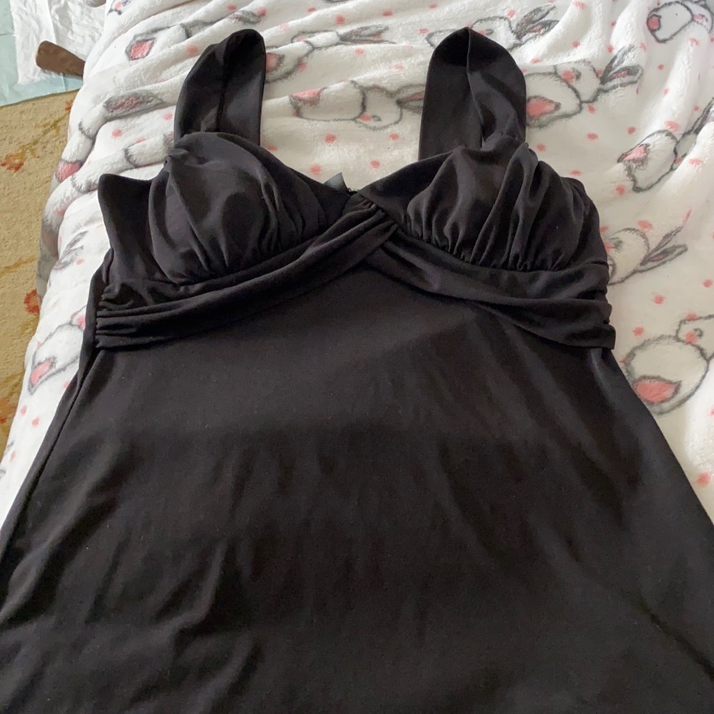 Black tank top